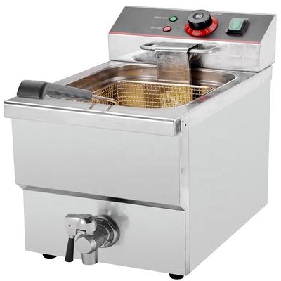 Máquina de fritura elétrica única de aço inoxidável com design amigável ao usuário