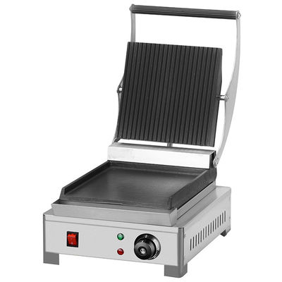 Grelha de contacto elétrica de ranhuras de 220 V com pressão de peso bruto de 14 kg Tecnologia avançada