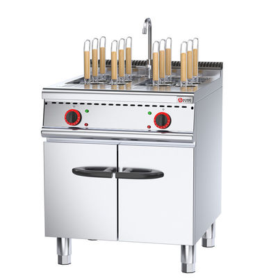 Máquina de caldeira de macarrão elétrico de cozinha comercial com armário e serviços OEM ODM