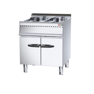 Equipamento de cozinha de restaurante 800*900* 850 70 mm Fritadora a gás comercial com armário