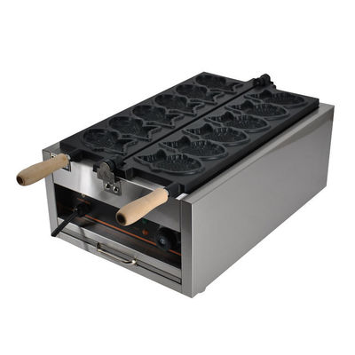 Fabricante de Waffles Automático Portátil AO-1101A Máquina de Forno de Grelha Elétrica de Aço Inoxidável