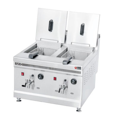 Máquina de fritar de alta produtividade de 38 kg para frango frito e batatas fritas