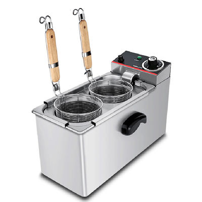 Equipamento de restauração 2kW Escritório elétrico 2 cabeças Fornecedor de massas para restaurantes Farinha fervendo