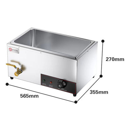 Equipamento de restaurante Sopa de cozinha aquecedor com material de aço inoxidável 68.5x56x27cm