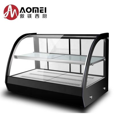 Display de aquecedor de alimentos elétrico de 2 camadas com regulação de temperatura para cozinhas comerciais