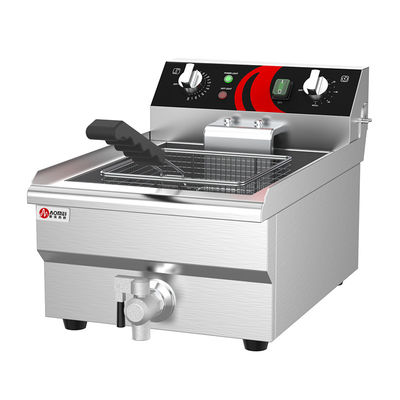 Fritadora industrial de 13 litros para fritar batatas fritas e frango