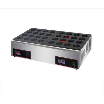 Máquina comercial de bolo de feijão vermelho de 32 buracos com produção automática e eficiência de 5 kW