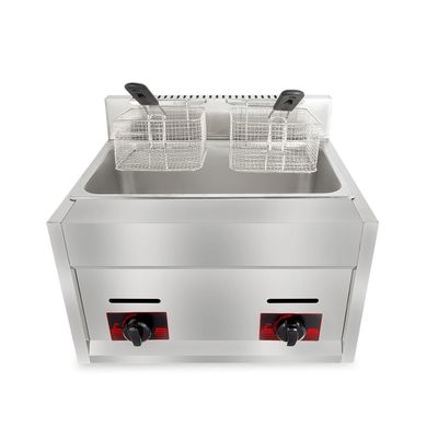 6L 6L Fritadora de aço inoxidável com 2 cestas de frango frito