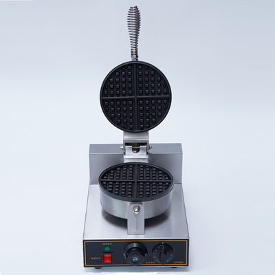 Máquina de fabricação de waffles comercial não pegajosa para waffles belgas simples 250*320*195mm