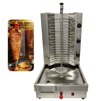 Proteção contra falhas de chamas Máquina de Doner Kebab para aquecimento de eletricidade automática