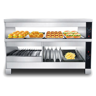 Design de restaurantes Multifuncional de alimentos aquecedor mostrador Contador com 30-85C temperatura