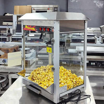 220-240V/50-60Hz Máquina comercial de pipoca de caramelo com capacidade de derretimento de manteiga