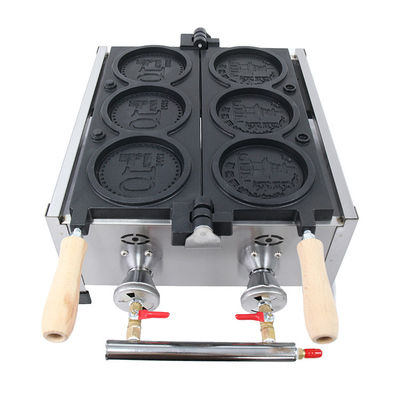 Loja de lanches Fabricante comercial de waffles Mini Waffles redondos Equipamento de produção de alimentos para assar