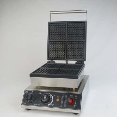 AM-206 Nonstick Square Waffle Maker Máquina de Waffle Durável para Homeycomb Waffles