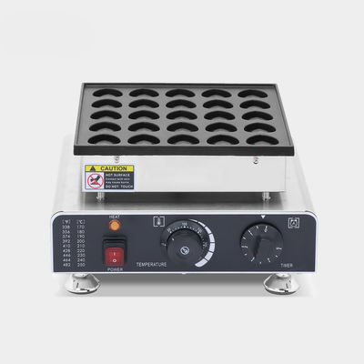 Máquina de fabricação de waffles comercial de 110V com faixa de temperatura de 50-300C e design compacto