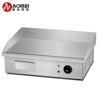 Grelha elétrica interior com placa de cozinha semi-canos 550x425x225mm Produto doméstico