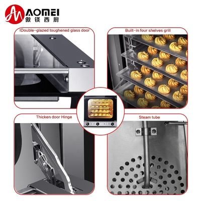 Forno de Convecção Elétrico a Vapor para Fornar 600x570x570mm Profissional e Durável