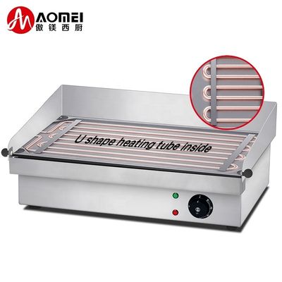 Equipamento de cozinha de restaurante Grelhas elétricas para hambúrguer perfeito