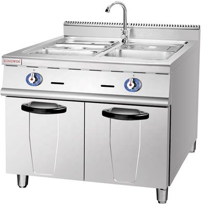 NO Equipamento de cozinha de banho quente a gás controlado por aplicação Marie com temperatura ajustável da tampa