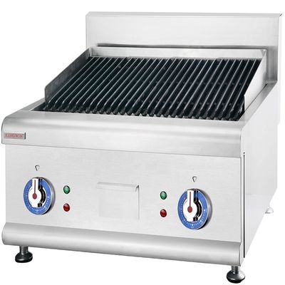 Tabela Tipo Elétrico Lava Rock Charbroiler com e Tamanho de embalagem 730*740*550 mm