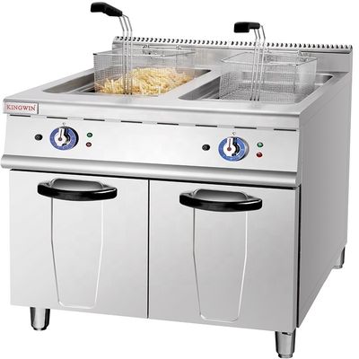 Fritadora e forno elétricos controlados por aplicação para cozinhar batatas fritas 800x900x950mm