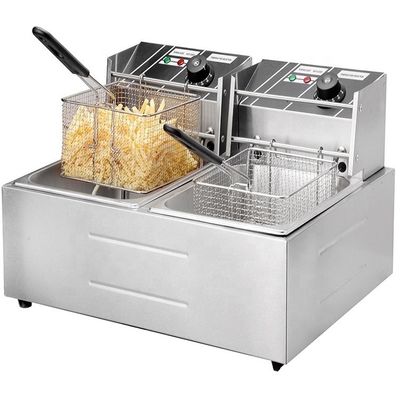 Máquina de fritura industrial de óleo elétrico para fritas