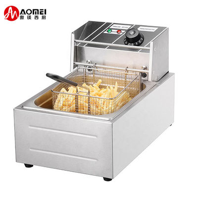 Máquina de fritura industrial de óleo elétrico para fritas