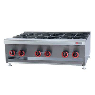 Video Apoio Técnico Forno a gás comercial portátil de alta produtividade com 6 queimadores