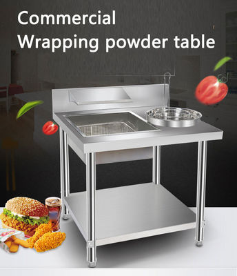 800/1000x700x800mm Mesa de cozinha comercial para embalagem rápida e sem problemas