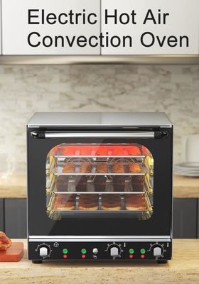 Forno de convecção a vapor elétrico de controlo de temperatura preciso para assar biscoitos de pão