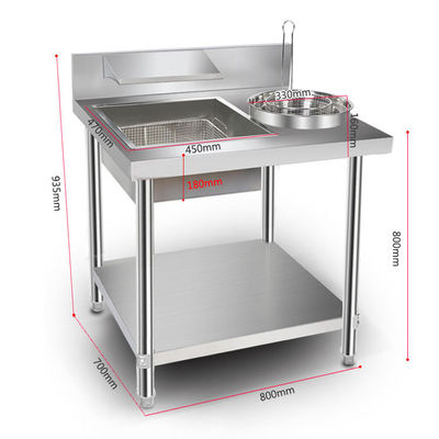 Equipamento de buffet de restaurante de hotel para mesa de pó de restauração/máquina de mesa de pão KFC