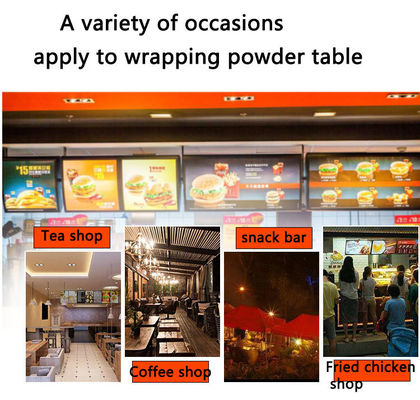 Equipamento de buffet de restaurante de hotel para mesa de pó de restauração/máquina de mesa de pão KFC