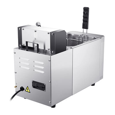 Fritadora elétrica digital de 8L com corpo de aço inoxidável e aquecimento rápido