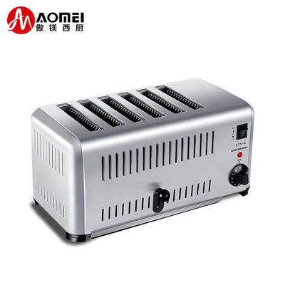 Máquina de pequeno-almoço de torradeira de aço inoxidável de 6 fatias de potência de 2500W com'necessidades em mente '