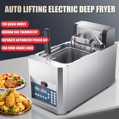 Frigorífico comercial de aço inoxidável de alto nível de segurança com elevação automática do cesto