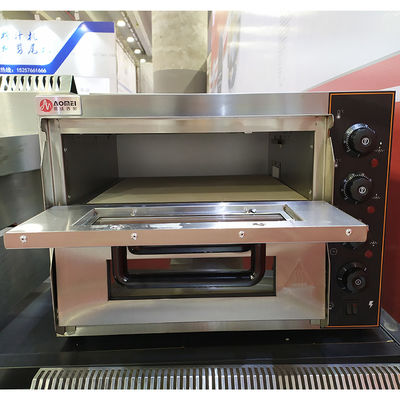 Forno eléctrico comercial de pizza para equipamento móvel de cozinha em instalações de transformação de carne