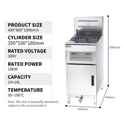 Frigorífico de prata com temperatura e elevação automáticas