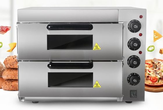 Forno Elétrico Comercial de Pizza com Pedra de Pizza Temperatura 50-350°C Capacidade 30 KG