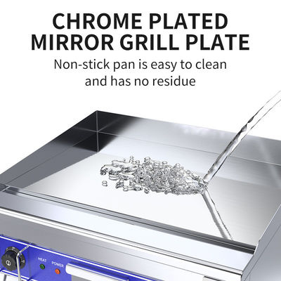PTFE material antiaderente Grill elétrico para cozinha de restaurante comercial