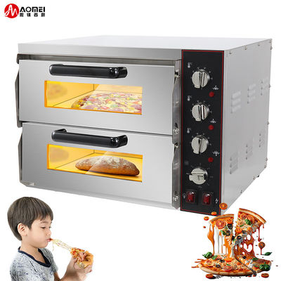 Máquina de assar pão de pizza de convés elétrico comercial multifuncional