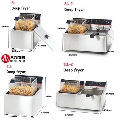 Tela de mesa comercial duplo cilindro frigorífico elétrico Avanço conveniente 9,7 kg