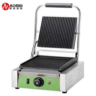 Grelha Panini Elétrica de 13 kg Grelha Panini Sandwich Press de aço inoxidável de contato único
