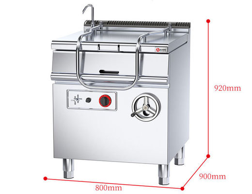 180 KG aço inoxidável comercial eletrônico inclinável panela para cozinhar versátil