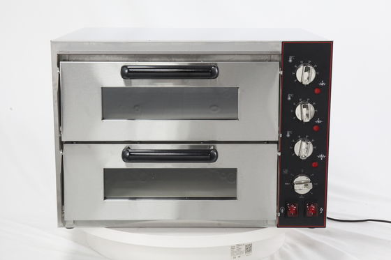 Forno de pizza duplo para bolo profissional 585*480*420mm