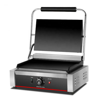 Máquina de Grelha Elétrica de 220 V com Peças de Elementos de Aquecimento Grill de Contato Sandwich 19kg