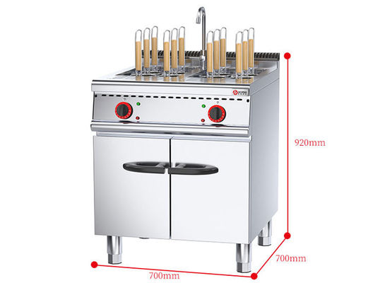 Máquina de caldeira de macarrão elétrico de cozinha comercial com armário e serviços OEM ODM