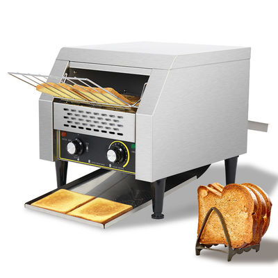 220V transportador elétrico torradeira para snacks máquina assar uniformemente fatias de pão extra largas slot