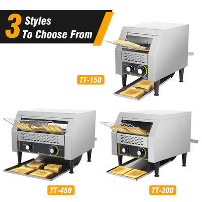 220V transportador elétrico torradeira para snacks máquina assar uniformemente fatias de pão extra largas slot