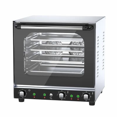 Forno de torradeira de convecção comercial elétrica conveniente e potente com função de vapor