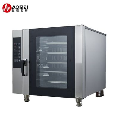 Forno de convecção de ar quente de 738x850x620 mm 5 camadas com função de vapor